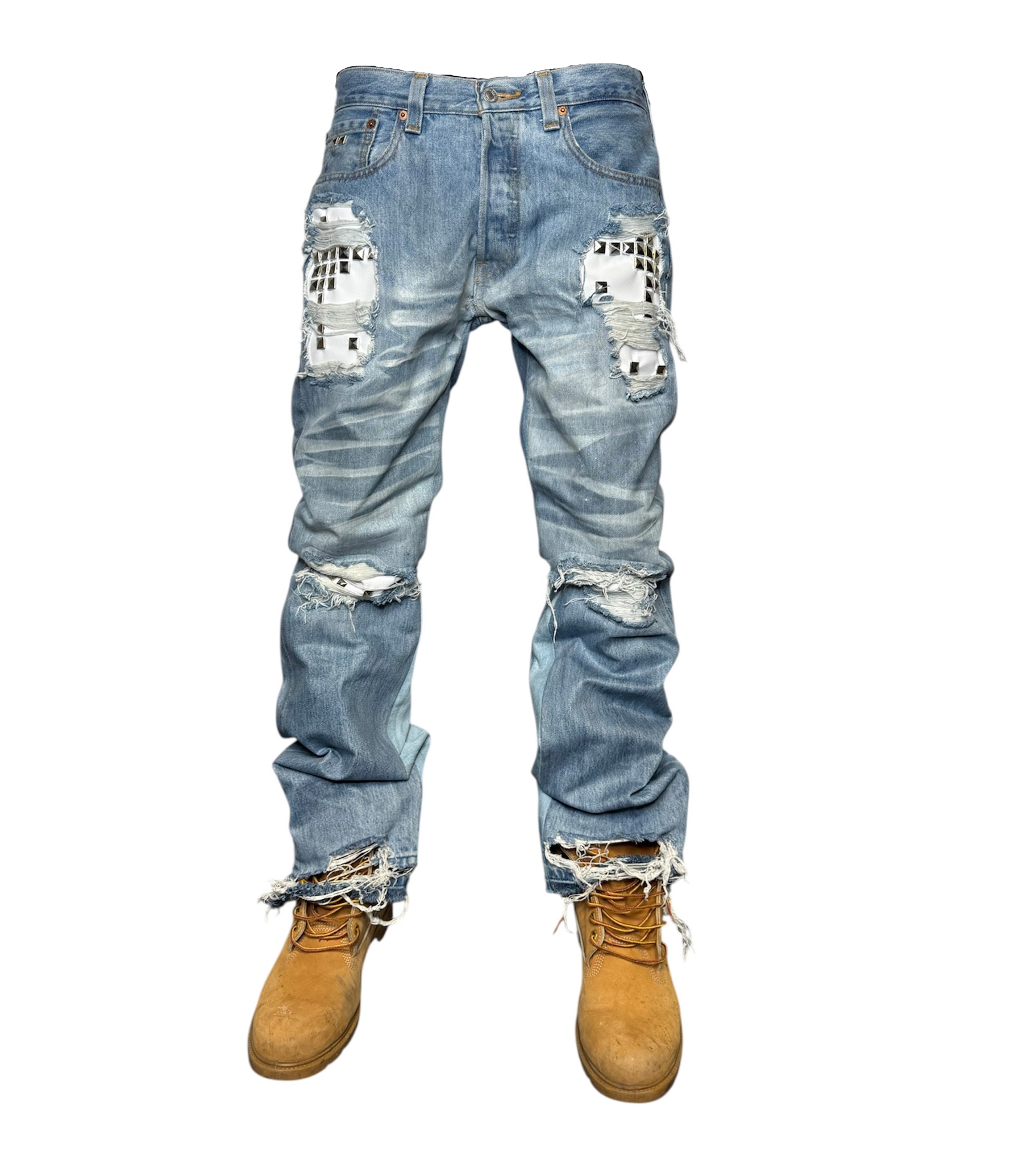 L.D.R® MetalJeans (Blue-White)