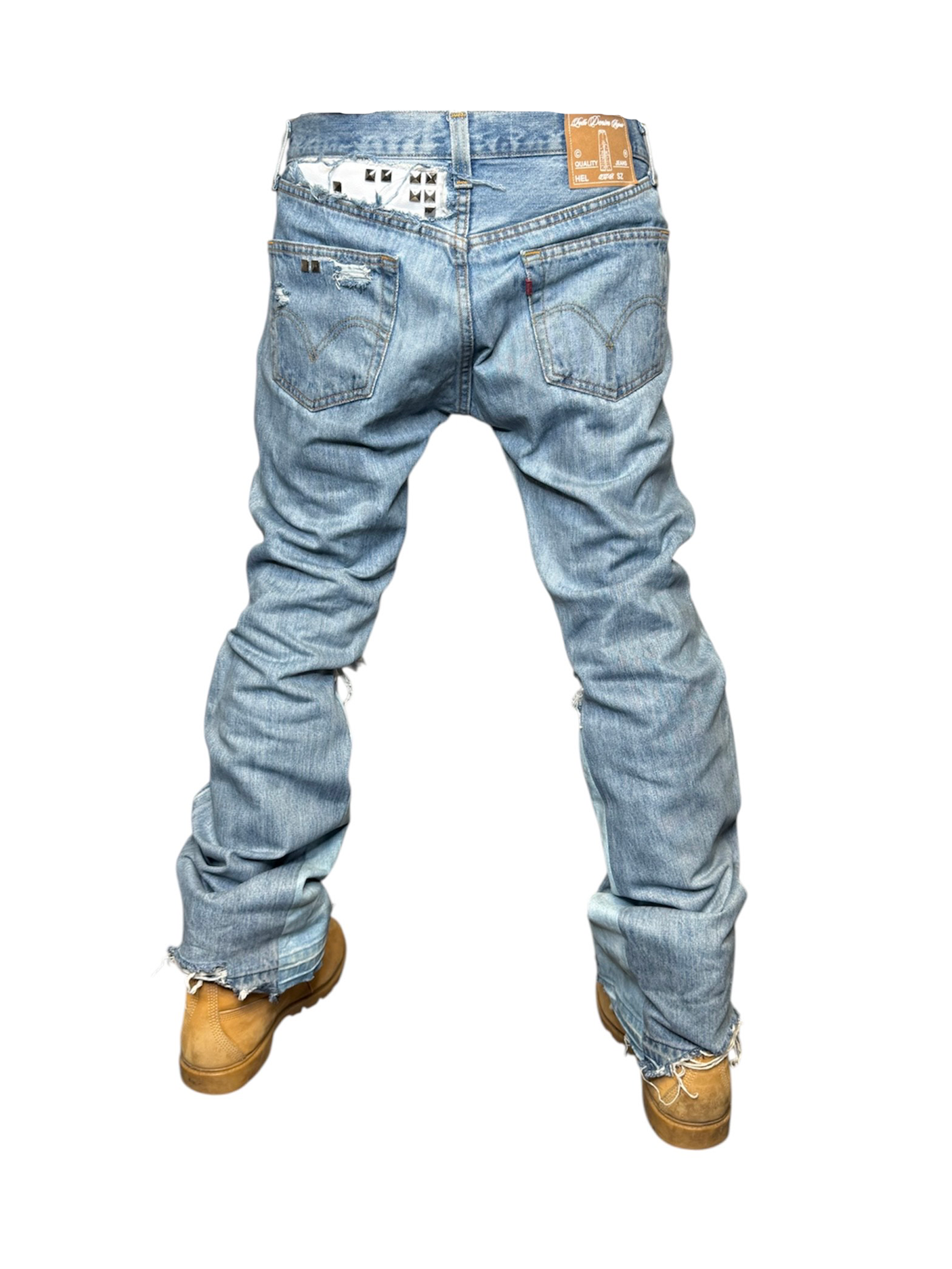 L.D.R® MetalJeans (Blue-White)