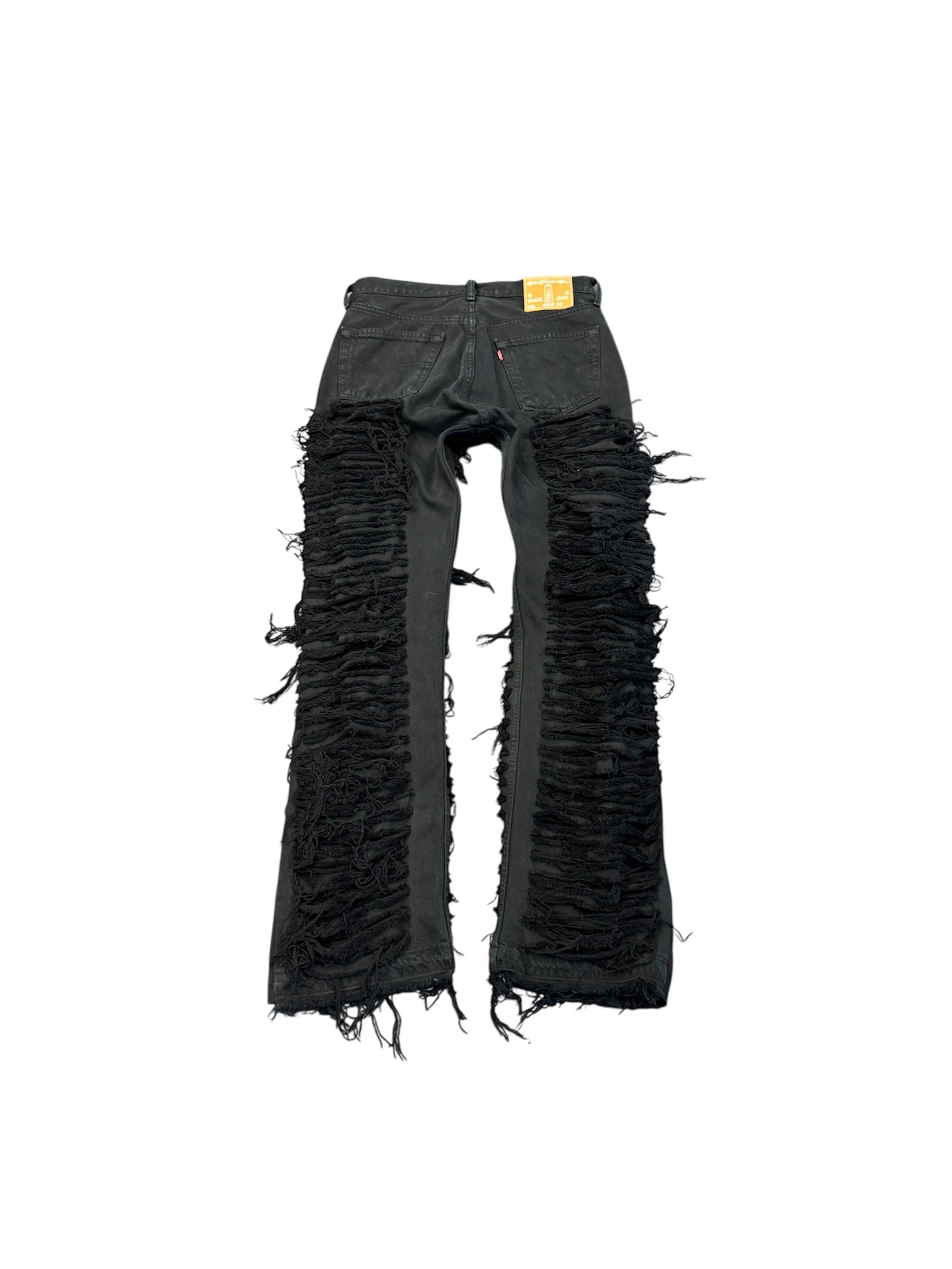 L.D.R® Slasher Jeans (black) – Lotto Denim Repair