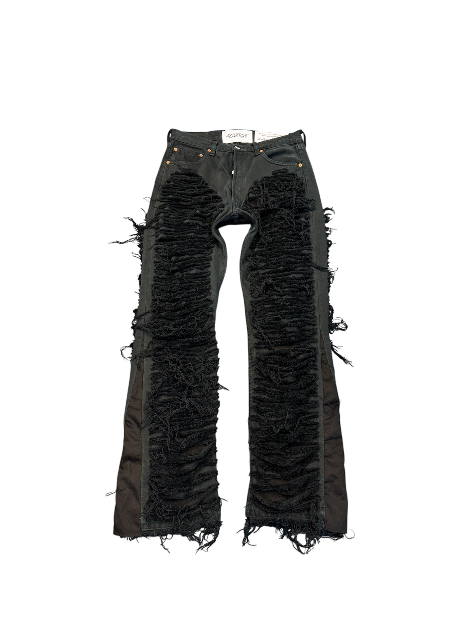 L.D.R® Slasher Jeans (black) – Lotto Denim Repair