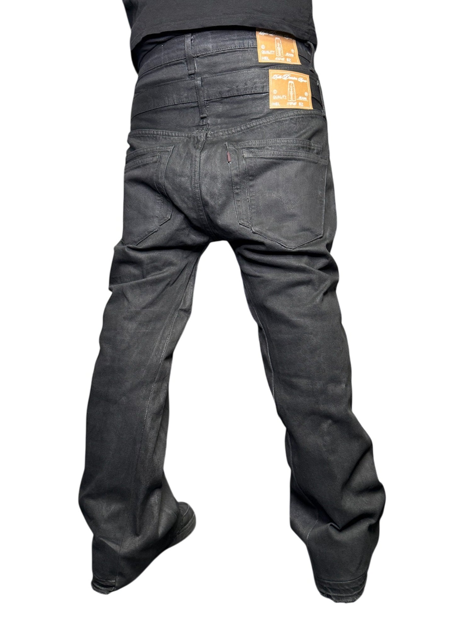 L.D.R Double Jeans (waxed black)