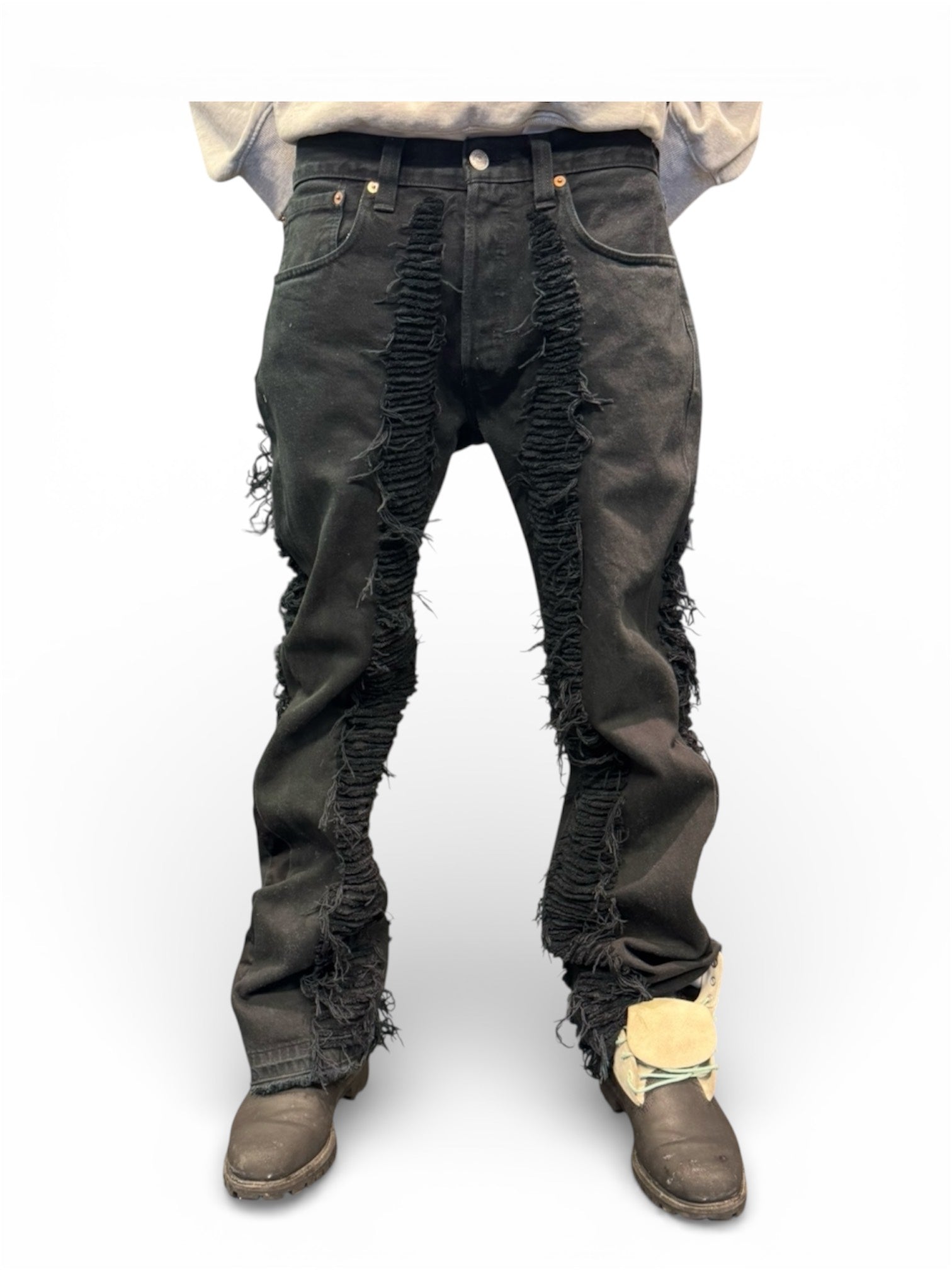 L.D.R® Stripe jeans (black)