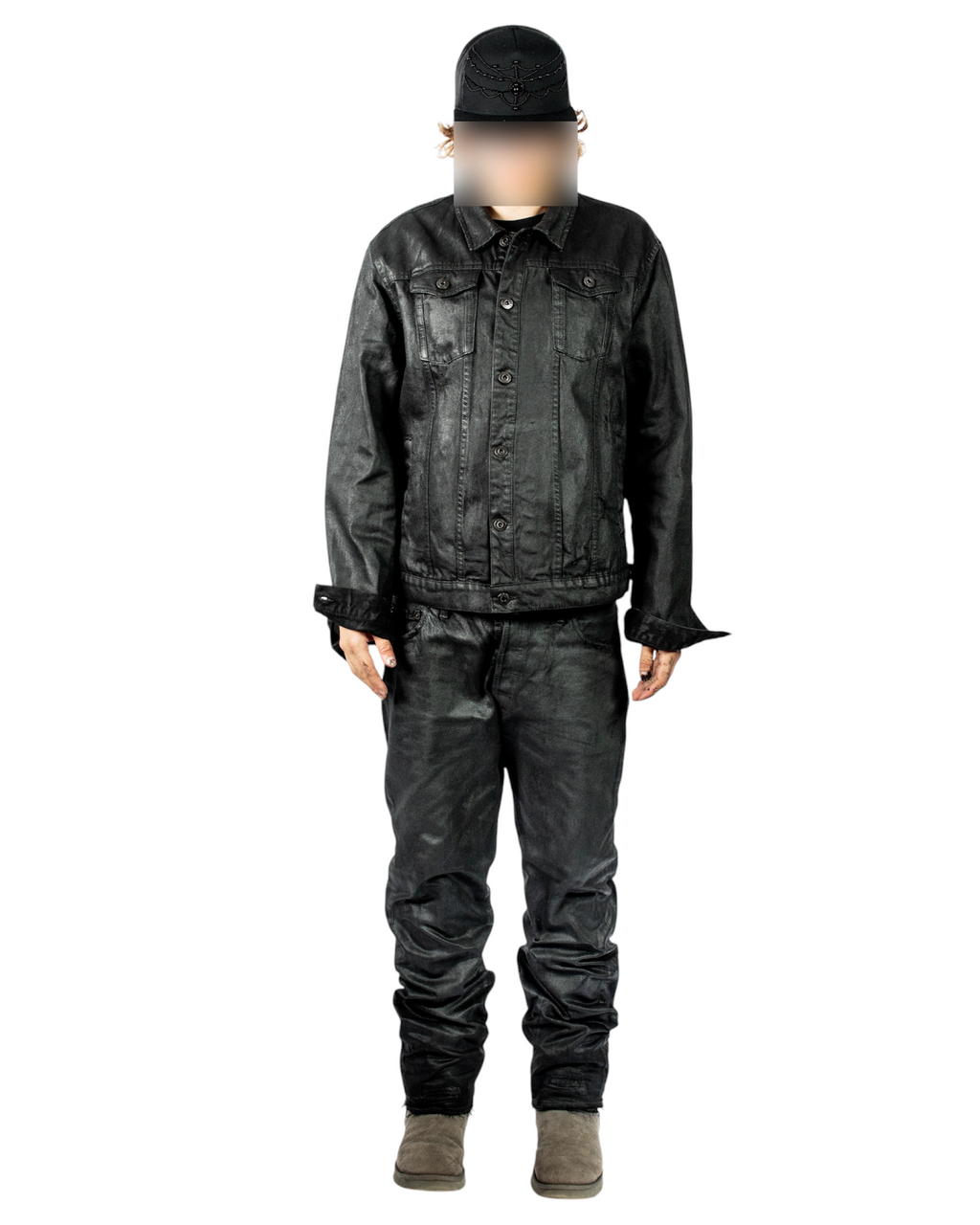 L.D.R® Waxed Denim set (black)